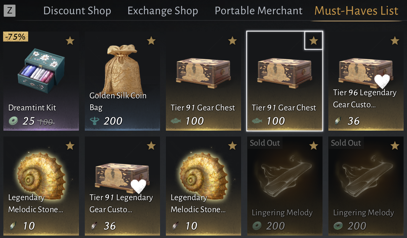 Weekly purchase guide 1